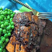 Salmon With Spiced Red Wine Sauce image