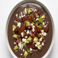 Slow-Cooker Black Bean Soup with Chorizo image