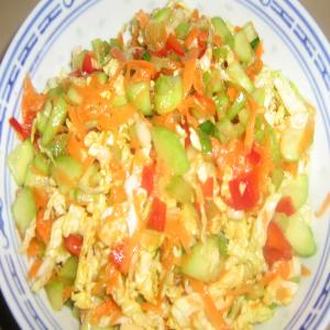 Low Fat Asian Style Coleslaw for Two image