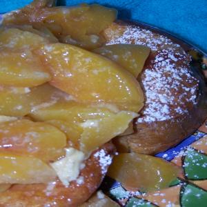 Fresh Peach French Toast Cobbler image