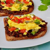 Egg And Beans On Toast: Mexican Style_image