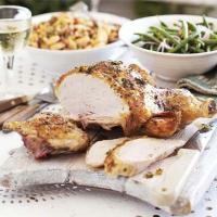 Herby lemon chicken with Tuscan beans image