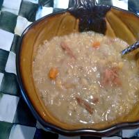 Crockpot Split Pea, Lentil, and Barley Soup Aka Weight Watchers image