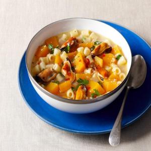 Butternut Squash and Mussel Soup image