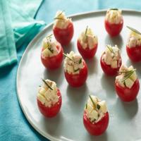 Cherry Tomatoes Stuffed with Chicken Apple Salad image