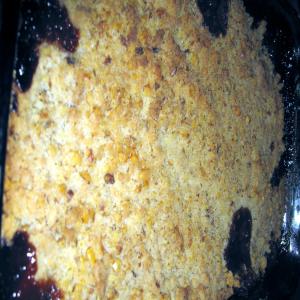 Pear and Dried-Fruit Crisp With Nutmeg-Walnut Streusel image