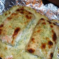 Oven Poached Salmon With Dill Sauce image