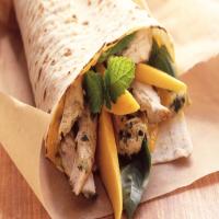Chicken Wraps with Mango, Basil, and Mint_image