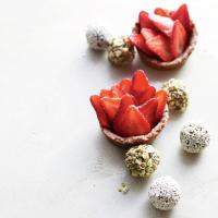 Strawberry Tarts with Ginger-Nut Crust image