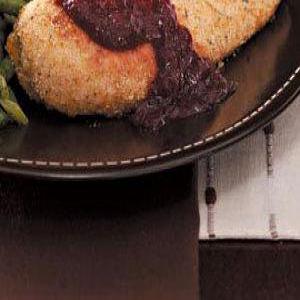 Oven-Fried Chicken with Cranberry Sauce Recipe_image