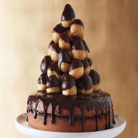 Jam-Filled Cake with Chocolate Glaze image