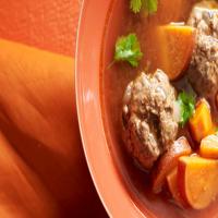 Moroccan Meatball Soup with Sweet Potato image