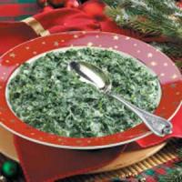 Creamed Fresh Spinach_image