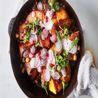 One-Skillet Roasted Butternut Squash with Spiced Chickpeas_image