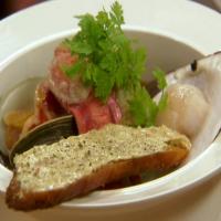 Seafood Stew With Garlic Rouille Croutons image