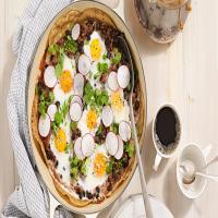 Open-Face Enchiladas with Eggs image