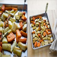 Roasted Carrots and Parsnips with Rosemary and Garlic image