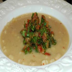 White Bean Soup with Salad Salsa image