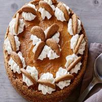 Ginger Snap Pumpkin Pie with Ginger Cream image