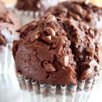 triple chocolate muffins image