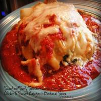 Chicken & Spinach Lasagna in Bechamel Sauce image