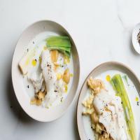 Poached Cod With Potatoes and Leeks image