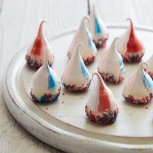 Red, White and Blue Meringues_image
