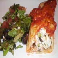 Manicotti stuffed with Chicken & Vegetables_image