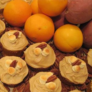 Candy'D Sweet Potato Cupcakes with Brown Sugar Icing image