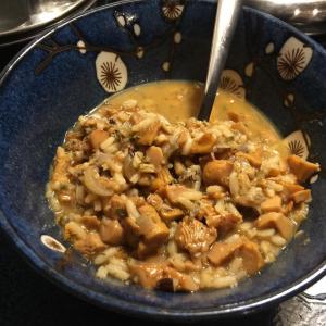 Chanterelle Mushroom and Wild Rice Soup image
