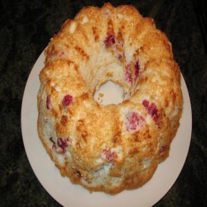 Scrumptious Cranberry Angel Food Cake image