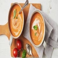 Cream of Tomato and Roasted Red Pepper Soup_image