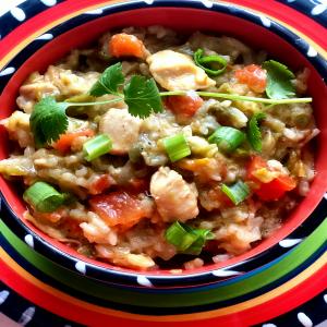 Instant Pot® Green Chili Chicken and Rice_image