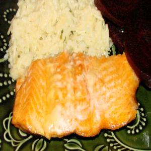 Tangy Barbecued Salmon image