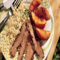 Grilled Flank Steak with Nectarines image