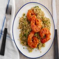 Spicy Shrimp with Ginger Lime Quinoa image