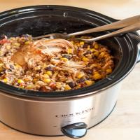 Slow-Cooker Chicken Burrito Bowls_image