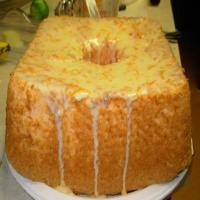 Orange Angel Food Cake image