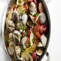 Clam Pan Roast with Sausage and Fennel image
