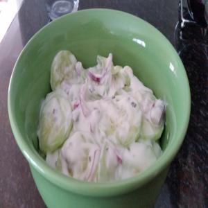 Creamed Cucumbers-Healthier_image