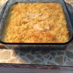 Macaroni and Cheese with Sausage and Pears image