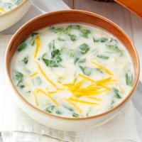 Creamy Spinach & Potato Soup image