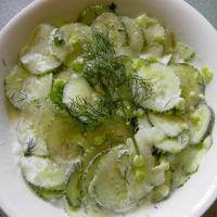 Dill Cucumber Salad image