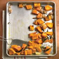 Roasted Pumpkin with Shallots and Sage_image