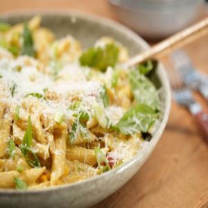 Corn Pasta with Sun-Dried Tomatoes image