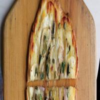Pizza Bianca with Scamorza and Shaved Celery Root_image