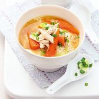 Miso chicken & rice soup image