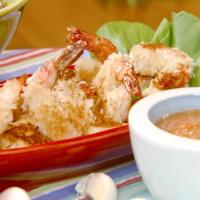 Coconut Shrimp with Curried Tomato, Lime and Roasted Garlic Coulis_image