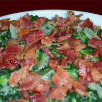 Creamed Spinach with Onions and Bacon_image