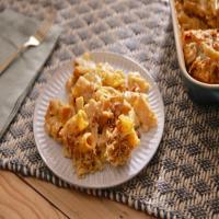 Walnut Crusted Brie Mac and Cheese image